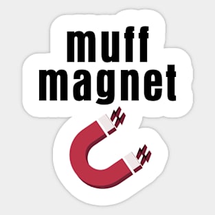 Muff Magnet Sticker